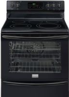 Frigidaire FGEF3055MB Gallery Series Freestanding Electric Range with 5 Radiant Elements, 30" Overall Width, 5.8 Cu. Ft. Capacity, 3,500 Watts Bake Element, 3,900 Watts Broil Element, 1 Oven Light, 1 Heavy-Duty Rack, 1 SpaceWise Half Rack, 1 Effortless Rack, Even Baking Technology Baking System, Power Broil Broiling System, Variable Broil, 2, 3, 4 Hours Delay Clean, 6 Hours Auto Oven Shut-Off, Black Finish, UPC 012505506109 (FGEF3055MB FGEF-3055MB FGEF 3055MB FGEF3055-MB FGEF3055 MB) 