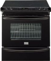 Frigidaire FGES3045KB Gallery Series 30" Slide-in Smoothtop Electric Range with 5 Radiant Elements, 4.2 Cu. Ft. Oven Capacity, 100 Watts Keep Warm Zone, 3,400 Watts Broil, 6" to 9" - 1,600W / 3,000W SpaceWise Expandable Element, Convection Conversion, Power and Quick Clean Options, Even Baking Technology, Smoothtop Ceramic Glass Cooking Surface, Storage Drawer, One-Touch Options, Chicken Nuggets, Black Color (FGES-3045KB FGES 3045KB FGES3045-KB FGES3045 KB) 