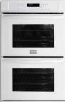 Frigidaire FGET2745KW Gallery Series 27" Double Electric Wall Oven with 3.5 cu. ft. Upper True Convection Oven, 6-Pass 2,700 Watts Lower Oven Bake Element, Dual Radiant Lower Oven Baking System, 6-Pass 3,400 Watts Lower Oven Broil Element, Vari-Broil Lower Broiling System, Hidden Bake Cover Lower Oven Hidden Bake Element, 3rd Element Upper Oven Convection System, Upper Oven Pre-Heat, White Color (FGET-2745KW FGET 2745KW FGET2745-KW FGET2745 KW) 