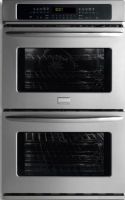 Frigidaire FGET2765KF Gallery Series 27" Double Electric Wall Oven, 3.5 Cu. Ft. Upper and Lower Oven Capacity, Dual Radiant  Upper and LowerOven Baking System, 6-Pass 3,400 Watts Upper Oven Broil Element, Vari-Broil  Upper and LowerOven Broiling System, 3rd Element Upper and Lower Oven Convection System, 2 Lower Oven Light, Extra Large Visualite Lower Oven Window, Electric Power Type, Stainless Steel Color (FGET-2765KF FGET 2765KF FGET2765-KF FGET2765 KF)  