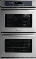 Frigidaire FGET3045KF Gallery Series Double Electric Wall Oven, 4.2 cu. ft. Upper Oven Capacity, Extra Large Upper Oven Window, 1 Upper Oven Light(s), 4.2 cu. ft. Upper Oven Capacity, Hidden Bake Cover Upper Oven Hidden Bake Element, Even Baking Technology Upper Oven Baking System, 8 Pass 3400W / Convection Element 350W Upper Oven Bake Element, Effortless Convection Upper Oven Convection Conversion, Stainless Steel Color (FGET 3045KF FGET-3045KF FGET3045 KF FGET3045-KF) 