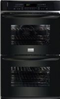 Frigidaire FGET3065KB Gallery Series Double Electric Wall Oven, 4.2 cu. ft. Upper Oven Capacity, 8 Pass 4000w Upper Oven Broil Element, Vari-Broil Upper Oven Broiling System, 2 Lower Oven Light, 8 Pass 4000w Lower Oven Broil Element, Even Baking Technology Upper Oven Baking System, Radiant 2200w / Convection Element 350w Upper Oven Bake Element, 39/34 Amps, 40 Amps Minimum Circuit Required, Black Color (FGET-3065KB FGET 3065KB FGET3065-KB FGET3065 KB) 