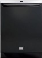 Frigidaire FGHD2461KB Gallery Series Fully Integrated Dishwasher, 7 Cycles, 5 Wash Levels, Express-Select Controls, Fully-Integrated with Digital Display Control Panel, GraniteGrey Interior, 1-24 Hours Delay Start, 2 Upper Rack - Cup Shelves, 2 Full Row Lower Rack - Fold-Down Tines, Energy Star, NSF Certified, DishSense Technology, Energy Saver, Quick Clean, Top Rack Only, AquaSurge Technology, Black Color (FGHD 2461KB FGHD-2461KB FGHD2461 KB FGHD2461-KB) 