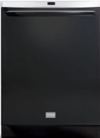 Frigidaire FGHD2471KB Gallery Series Fully Integrated Dishwasher, 7 Cycles, 5 Wash Levels, Express-Select Controls, Fully-Integrated with Digital Display Control Panel, GraniteGrey Interior, 1-24 Hours Delay Start, 2 Upper Rack - Cup Shelves, 2 Full Row Lower Rack - Fold-Down Tines, Energy Star, NSF Certified, DishSense Technology, Energy Saver, Quick Clean, Top Rack Only, AquaSurge Technology, Black Color (FGHD2471-KB FGHD2471 KB FGHD-2471KB FGHD 2471KB) 