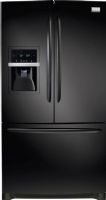 Frigidaire FGHF2344ME Gallery Series Counter-Depth French Door Refrigerator with 4 SpillSafe Glass Shelves, 22.6 Cu. Ft. Total Capacity, 15.7 Cu. Ft. Refrigerator Capacity, 6.9 Cu. Ft. Freezer Capacity, Soft-Arc Doors Door Design, Hidden Door Hinge Covers, Adjustable Rollers - Front , Top-Right Fresh Food Section Water Filter Location, Quiet Pack Sound Package, Express-Select Controls, Tall, Single-Paddle Dispenser Design, UPC 012505699627, Ebony Finish (FGHF2344ME FGHF-2344ME FGHF 2344ME FGHF23 