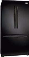 Frigidaire FGHG2344ME Gallery Series Counter-Depth French Door Refrigerator with 4 SpillSafe Glass Shelves, 22.6 Cu. Ft. Total Capacity, 15.7 Cu. Ft. Refrigerator Capacity, 6.9 Cu. Ft. Freezer Capacity, 1 Cool Zone Store-More Full-Width Drawer, 2 Clear Crisper Drawer, 2 Humidity Controls, 2 Half-Gallon / 2-Liter Clear Fixed Door Bins, 2 Two-Gallon Clear Adjustable Door Bins, Ebony Finish, UPC 012505699719 (FGHG2344ME FGHG-2344ME FGHG 2344ME FGHG2344-ME FGHG2344 ME) 