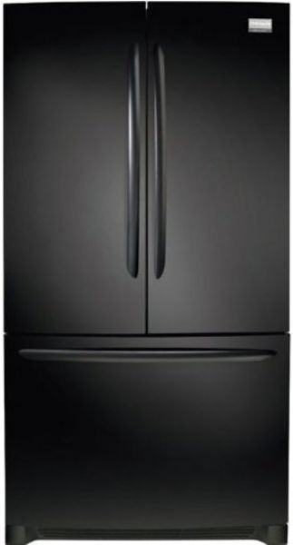 Frigidaire FGHN2844LE Gallery Series 27.8 cu. ft. French Door Refrigerator with 4 SpillSafe Sliding Glass Shelves, 19.04 cu. ft. Refrigerator Capacity, 8.76 cu. ft. Freezer Capacity, Right Bottom Rear Power Supply Connection Location, Left Bottom Rear Water Inlet Connection Location, 120V/60 Hz/15 or 20A Voltage Rating, 8.5 Amps Amps at 120 Volts, 15 Amps Minimum Circuit Required, Soft-Arc Doors Door Design, Ebony Black Color (FGHN2844LE FGHN-2844LE FGHN 2844LE FGHN2844-LE FGHN2844 LE)
