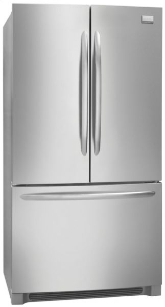 Frigidaire FGHN2866PF Gallery Series French Door Refrigerator, 27.7 Cu. Ft. Total Capacity, 19.0 Cu. Ft. Refrigerator Capacity, 8.7 Cu. Ft. Freezer Capacity, 1 SpillSafe Slide-Under Half-Width Fixed Shelves, 3 SpillSafe Half-Width Sliding Shelves, 1 Cool Zone Store-More Full-Width Drawer, 2 Clear Crisper Drawer, 2 Humidity Controls, 4 Clear Gallon Adjustable Door Bins, 7 Number Of Control Buttons, UPC 012505635601  (FGHN2866PF FGHN-2866-PF  FGHN 2866 PF)