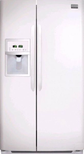 Frigidaire FGHS2332LP Gallery Series Side By Side Refrigerator, 22.60 Cu. Ft. Capacity, 14.20 Cu. Ft. Fresh Food Capacity, 8.30 Cu. Ft. Freezer Capacity, 2 One-Gallon Clear Adjustable Door Bins, 2 Two-Liter Clear Fixed Door Bins, Clear dairy door Dairy Compartment, 1 SpillSafe Sliding Shelves, 2 SpillSafe Fixed Shelves, 15.7 Shelf Area, 2 Humidity Controls, 4 White Fixed Door Bins, 1 Flip / 2 Wire Fixed Shelves, Pearl White Color (FGHS2332LP FGHS-2332LP FGHS 2332LP FGHS2332-LP FGHS2332 LP)