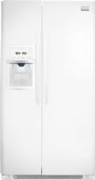 Frigidaire FGHS2368LP Gallery Series 22.6 Cu. Ft. Side-by-Side Refrigerator, Pearl White, 11 Dispenser Buttons, Dual-Level Lighting, 15.9 Shelf Area, 2 Humidity Controls, SpaceWise Organization System, Best in Class Ice & Water Filtration, Quick Ice, Quick Freeze, PureAir Ultra Filters, SpillSafe Shelves, UPC 012505698750 (FGH-S2368LP FGHS-2368LP FGHS2368L FGHS2368) 