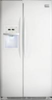 Frigidaire FGHS2655KP Gallery Series Side by Side Refrigerator, 26.0 Cu. Ft. Capacity, 16.5 Cu. Ft. Fresh-Food Capacity, 9.5 Cu. Ft. Freezer Capacity, Adjustable Front Rollers, Tall Ultra Smooth Door Design, Hidden Door Hinge Covers, 9 Dispenser Buttons, 2 One-Gallon Clear Adjustable Door Bins, 2 Two-Liter Clear Fixed Door Bins, Clear Dairy Door Dairy Compartment, 3 SpillSafe Sliding Shelves, Tall SmoothTouch, Pearl White Color (FGHS-2655KP FGHS 2655KP FGHS2655-KP FGHS2655 KP) 