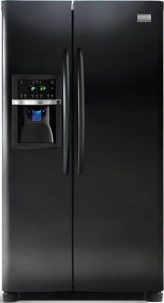 Frigidaire FGHS2667KB Gallery Series 26.0 cu. ft. Side by Side Refrigerator with 3 SpillSafe Glass Shelves, 26.0 Cu. Ft. Capacity, 16 Cu. Ft. Fresh-Food Capacity, 9 Cu. Ft. Freezer Capacity, Adjustable Front Rollers, Color-Coordinated Toe Grille, Tall Ultra Smooth Door Design, 2 One-Gallon Clear Adjustable Door Bins, 2 Two-Liter Clear Fixed Door Bins, Clear Dairy Door Dairy Compartment, Black Color (FGHS-2667KB FGHS 2667KB FGHS2667-KB FGHS2667 KB)