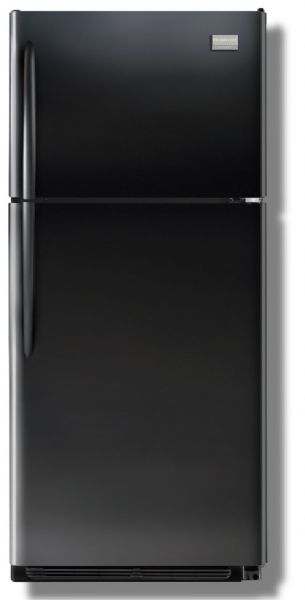 Frigidaire FGHT1834KB Gallery Series Top-Freezer Refrigerator with 3 SpillSafe Glass Shelves, 2 Humidity Control Crispers, Total Capacity 18.28 Cu. Ft., Refrigerator Volume 14.21 Cu. Ft., Freezer Volume 4.07 Cu. Ft., 2 Half-Width Fixed SpillSafe Glass Shelves, Full-Width Fixed SpillSafe Glass Shelf, Clear Deli-Drawer, 2 Clear Crispers with Adjustable Humidity Controls, 4 Adjustable Clear Gallon Door Bins, Fixed White Door Bin, Black Color (FGHT-1834KB FGHT 1834KB FGHT1834-KB FGHT1834 KB)