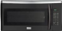 Frigidaire FGMV185KB Gallery Series Over-the-Range Microwave Oven with 350 CFM Venting System, 1.8 Cu. Ft. Capacity, 9 Auto Cook Options, 7 User Preference Options, 1,000 Watts Cooking Power, 120V / 60Hz / 15 Amps Voltage Rating, 1.65 kW Connected Load at 120V, 14.3 Amps Amps at 120V, Hi / Low 2-Level Light, Effortless Sensor Cooking, Side Controls, Keep Warm, Auto-Start Heat Sensor, 14" Glass Turntable, Black Color (FGMV-185KB FGMV 185KB FGMV185-KB FGMV185 KB) 