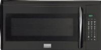 Frigidaire FGMV205KB Gallery Series 2.0 cu. ft. Over-the-Range Microwave, Express-Select Control / Timing System, 2.0 Cu. Ft. Microwave Capacity, 1,000 Watts Watts - IEC-705 Test Procedure, White Interior Color, 14" Turntable Diameter, 30 Touch Pad Buttons, 2-Speed - 150/350 CFM Exhaust Fan, 2 Cooktop Light, Interior Light, Turntable On / Off, Control Lock, Clock, Popcorn Button, Chicken Nugget Button, Black Finish, UPC 012505562105 (FGMV205KB FGMV-205-KB FGMV 205 KB) 