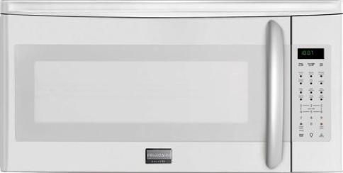 Frigidaire FGMV205KW Gallery Series 2.0 cu. ft. Over-the-Range Microwave, Express-Select Control / Timing System, 2.0 Cu. Ft. Microwave Capacity, 1,000 Watts Watts - IEC-705 Test Procedure, White Interior Color, 14