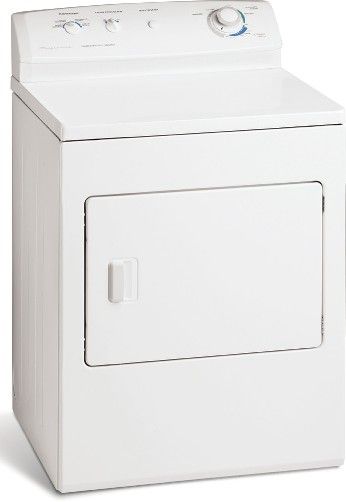 Frigidaire FGR641FS Gas Dryer, White, 5.7 Cu. Ft. Super Capacity Drum, Balanced Dry System, 2 Auto Dry Cycles, 70 Minute Timed Dry, Timed Dry Cycles, Press Saver Option, Cool Down Setting, 4 Temperature Options: High Heat, Medium Heat, Low Heat, No Heat (FGR-641FS FGR641F FGR641)