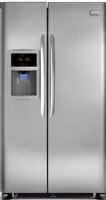 Frigidaire FGTC2349KS Gallery Series 22.6 cu. ft. Counter-Depth Side by Side Refrigerator, 22.6 Cu. Ft. Capacity, 14.1 Cu. Ft. Fresh-Food Capacity, 8.5 Cu. Ft. Freezer Capacity, 2 Two-Liter Clear Adjustable Door Bins, 1 One-Gallon Clear Fixed Door Bins, 2 Non-Slip Bin Liners, Clear Dairy Door Dairy Compartment, Clear Condiment Bin, 1 Clear Bottle Retainers, 1 SmartFit Adjustable Shelves, 2 SpillSafe Sliding Shelves (FGTC-2349KS FGTC 2349KS FGTC2349-KS FGTC2349 KS) 