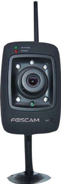 Foscam FI8909W-B Network camera - fixed, Color - Day&Night - fixed, MJPEG Digital Video Format, 640 x 480 Max Digital Video Resolution, 0.5 lux Minimum Illumination, 640 x 480 at 15 fps 320 x 240 at30 fps Video Capture, up to 30 frames per second Still Image, CMOS 1/4
