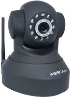 Foscam FI8918W-B Network camera - pan / tilt, MJPEG Digital Video Format, 640 x 480 Max Digital Video Resolution, 0.5 lux - F2.4 Minimum Illumination, 640 x 480 at 15 fps 320 x 240 at30 fps Video Capture, up to 30 frames per second Still Image, Motion sensor, 11 infrared LEDs, brightness control, contrast control, e-mail alerts, CMOS Image Sensor, 3.6 mm Focal Length, F/2.4 Lens Iris, Black Color, UPC 859365003030 (FI8918WB FI8918W-B FI8918W B FI8918W FI-8918-W FI 8918 W) 