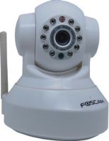 Foscam FI8918W-W Network camera - pan / tilt, MJPEG Digital Video Format, 640 x 480 Max Digital Video Resolution, 0.5 lux - F2.4 Minimum Illumination, 640 x 480 at 15 fps 320 x 240 at30 fps Video Capture, up to 30 frames per second Still Image, Motion sensor, 11 infrared LEDs, brightness control, contrast control, e-mail alerts, CMOS Image Sensor, 3.6 mm Focal Length, F/2.4 Lens Iris, White Color, UPC 815825016651 (FI8918WW FI8918W-W FI8918W W FI8918W FI-8918-W FI 8918 W) 