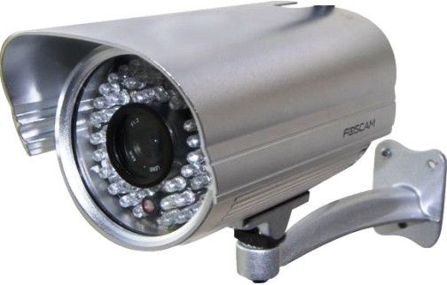 Foscam FI9805E-S Outdoor Day/Night PoE IP Camera, NTSC or PAL Signal Type, 1.3 MP 1/4