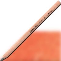 Finetec 513 Chubby, Colored Pencil, Orange; Large, 6mm colored lead in a natural, uncoated wood casing; Rounded triangular shape for a comfortable grip; Creates fine strokes, as well as bold area coverage; CE certified, conforms to ASTM D-4236; Orange; Dimensions 7.00" x 0.5" x 0.5"; Weight 0.1 lbs; EAN 4260111931617 (FINETEC513 FINETEC 513 ALVIN S513 COLORED PENCIL ORANGE) 