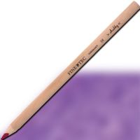 Finetec 538 Chubby, Colored Pencil, Purple; Large, 6mm colored lead in a natural, uncoated wood casing; Rounded triangular shape for a comfortable grip; Creates fine strokes, as well as bold area coverage; CE certified, conforms to ASTM D-4236; Purple; Dimensions 7.00" x 0.5" x 0.5"; Weight 0.1 lbs; EAN 4260111931655 (FINETEC538 FINETEC 538 ALVIN S538 COLORED PENCIL PURPLE) 