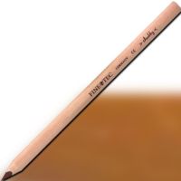Finetec 582 Chubby, Colored Pencil, Ochre; Large, 6mm colored lead in a natural, uncoated wood casing; Rounded triangular shape for a comfortable grip; Creates fine strokes, as well as bold area coverage; CE certified, conforms to ASTM D-4236; Ochre; Dimensions 7.00" x 0.5" x 0.5"; Weight 0.1 lbs; EAN 4260111931822 (FINETEC582 FINETEC 582 ALVIN S582 COLORED PENCIL OCHRE) 