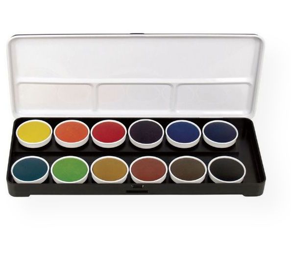Finetec LT12 Watercolor Paint Transparent 12-Color Set; Imported from Germany, these watercolors are made from high quality artists pigments; Packaged in a durable metal and plastic box, with replaceble pans; Non-toxic; Colors vary; ; Shipping Weight 0.48 lb; Shipping Dimensions 9.00 x 3.5 x 0.75 in; EAN 4260111935288 (FINETECLT12 FINETEC-LT12 FINETEC/LT12 PAINTING WATERCOLOR)