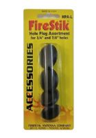 Firestik Model HPA-L Hole Plugs For 3/4" and 7/8" Holes, 2 Of Each Size; UPC 716414900101 (HPA-L HOLE PLUGS 3/4" 7/8" HOLES FIRESTIK-HPA-L FIRESTIK HPAL FIREHPAL) 
