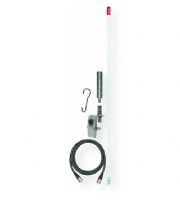 Firestik Model KW364A8A-W 3 foot, White 300 Watt Single Mirror Mount CB Antenna Kit; 1 Fiberglass Antenna; 1 Mirror Mount with SO239 Connection; 18' Coax Cable with 2 PL259 Connectors; 1 Shock Spring; 1 Microphone Hanger; UPC 716414300024 (3 FOOT 300 WATT TRIM TO TUNE FIBERGLASS SINGLE MIRROR MOUNT CB ANTENNA KIT WHITE FIRESTIK-KW364A8A-W FIRESTIK KW364A8A-W FIREKW364A8AW) 