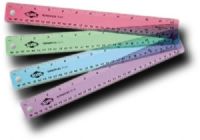 Alvin FL14D Plastic Superflex Rulers Display Assortment, 12"; This super pliable ruler is virtually indestructible; It can be twisted or bent and always returns to its original flat position; Ideal for measuring curved surfaces; Graduated in 16ths and mm; Assorted transparent colors, no choice; 28 assorted rulers; Dimensions 13" x 7" x 0.50"; Weight 0.72 lbs; UPC 088354995586 (ALVINFL14D ALVIN FL14D FL14 D FL 14D FL14-D FL-14D) 