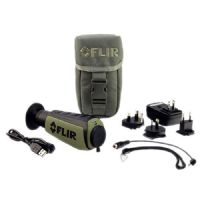 FLIR 431-0009-21-00S Scout II 320 Thermal Monocular (9 Hz); 336 x 256 VOx microbolometer; 7.5 to 13.5m spectral response; 9 Hz refresh rate; 19 mm lens with a 17 x 13 degrees AFOV; 2x digital zoom; Built-in LED task light; FLIR Proprietary Digital Detail Enhancement; 640 x 480 LCD display with brightness adjustment; UPC: 812462020331 (FLIR43100092100S FLIRT 431-0009-21-00S HTHERMAL MONOCULAR)