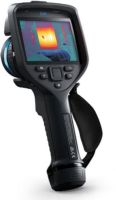 FLIR 78511-1301 Model E86-14 Advanced Thermal Imaging Camera with Laser Distance Measurement, Intelligent AutoCal Optics, and Streamlined Reporting; Laser Distance Measurement, The laser distance meter aids in quick, precise autofocusing and provides data for on-screen area measurement (m2 or ft2); UPC: 845188022662 (FLIR785111301 FLIR 78511-1301 E86-14 THERMAL) 