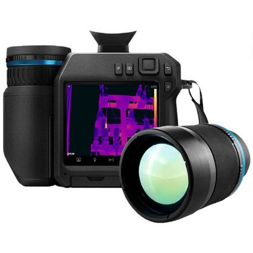 Flir 82503-0201-NIST Model T840-42-NIST High-Performance Thermal Imaging Camera with 42 degrees lens, 464 x 348, includes Traceable Certificate; Safely and comfortably assess equipment and prevent component failure from any vantage point, in any lighting condition; Get industry-leading image clarity from Teledyne FLIR Vision Processing, MSX, UltraMax, and proprietary adaptive filtering; Share lenses across fleet of cameras thanks to AutoCal optics; UPC: 793950822036 (FLIR825030201NIST FLIR 82503 