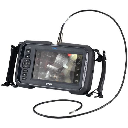 FLIR VS80-KIT-4 VS80-KIT-4 Videoscope Kit with 4-Way Articulation 6.0 mm  2 m long camera probe; Kit includes 6.0mm x 2m 4-Way Articulation Probe; Easily compare changes since last inspection by simultaneously viewing live camera images and saved images side by side on large, 7 in. display; Work for 8+ hours without recharging battery (FLIRVS80KIT4 FLIR VS80-KIT-4 VIDEOSCOPE KIT)