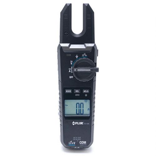 FLIR VT8-1000 True-RMS Open-Jaw Voltage, Continuity and Current Tester, 1000V/200A; Work more safely with CAT IV-600 V/CAT III-1000 V safety ratings; Safely store test leads when not in use with built-in test lead holder; Keep test leads out of way when not in use, length is short enough to minimize interference, yet long enough to get job done; Measure AC/DC voltage and current, continuity, resistance and capacitance; UPC: 793950386019 (FLIRVT81000 FLIR VT8-1000 TESTER) 
