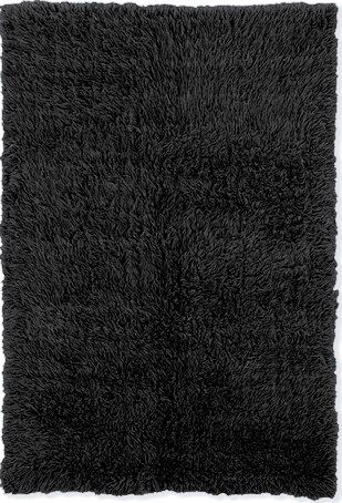 Linon FLK-NFB46 New Flokati Rectangle Area Rug, Black; Hand Woven in Greece of 100% New Zealand Wool the Original Flokati area rugs are a masterpiece for any home; Combining unique colorations with a truly unique construction, these pieces are a must have in any home looking for style, design and a classic piece of floor art; Size 3.6' x 5.6'; UPC 753793821245 (FLKNFB46 FLK NFB46 FLK-NFB-46)