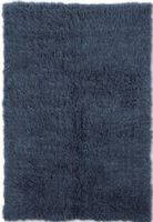 Linon FLK-NFDB28 New Flokati Rectangle Area Rug, Denim Blue; Hand Woven in Greece of 100% New Zealand Wool the Original Flokati area rugs are a masterpiece for any home; Combining unique colorations with a truly unique construction, these pieces are a must have in any home looking for style, design and a classic piece of floor art; Size 2.4' x 8.6'; UPC 753793840871 (FLKNFDB28 FLK NFDB28 FLK-NFDB-28) 
