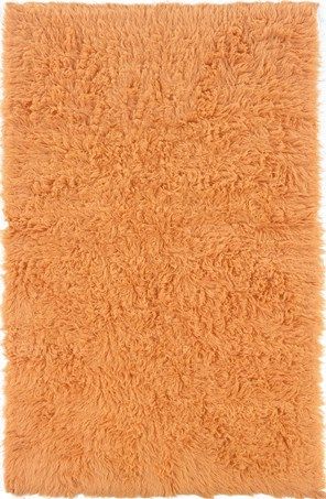 Linon FLK-NFPK46 New Flokati Rectangle Area Rug, Pumpkin; Hand Woven in Greece of 100% New Zealand Wool the Original Flokati area rugs are a masterpiece for any home; Combining unique colorations with a truly unique construction, these pieces are a must have in any home looking for style, design and a classic piece of floor art; Size 3.6' x 5.6'; UPC 753793883205 (FLKNFPK46 FLK NFPK46 FLK-NFPK-46)