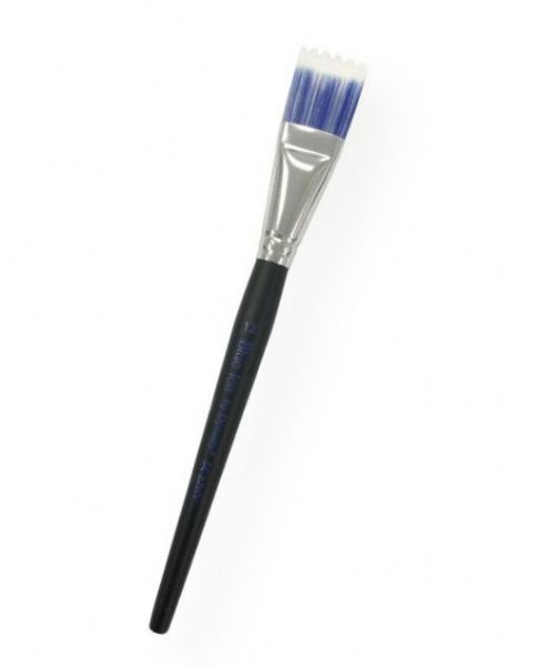 Dynasty FM23360 Blue Ice Wave Brush Size 12; Dynasty's Blue Ice collection tempers the strength of glacial ice with flexibility to move heavy mediums; Its soft white tip maintains chisel and point creating detail work usually achieved by a finer brush; A smooth flow on small or large surfaces creating a versatile brush for the versatile artist; Unique manufacturing technique to create the blend; UPC 018376030095 (DYNASTYFM23360 DYNASTY-FM23360 BLUE-ICE-FM23360 ARTWORK)