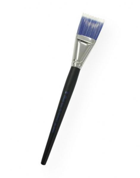 Dynasty FM23362 Blue Ice Wave Brush Size 16; Dynasty's Blue Ice collection tempers the strength of glacial ice with flexibility to move heavy mediums; Its soft white tip maintains chisel and point creating detail work usually achieved by a finer brush; A smooth flow on small or large surfaces creating a versatile brush for the versatile artist; Unique manufacturing technique to create the blend; UPC 018376030118 (DYNASTYFM23362 DYNASTY-FM23362 BLUE-ICE-FM23362 ARTWORK)