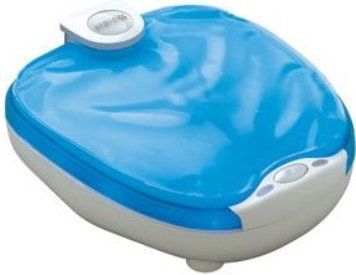 Homedics FM-H2O Float Foot Massager with Waterbed Foot Pad and Heat, Water-filled pad cradles and comforts feet, Invigorating vibration massage jets help relieve tired feet (FMH2O      FM   H2O)