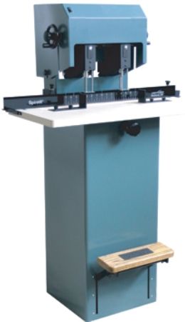 Lassco FMM-2 Spinnit Manual Lift Paper Drill, 2 capacity two hole drilling, Table size 15 x 32, Base footprint 15 x 15, Table height 35-1/2, Motor 4/4 HP, 115 Volts, Moveable heads and a traversing table allow for extreme versatility, Manual lift with a foot pedal activation for reduced cost, Ideal for hospitals, law and accounting offices (FMM2 FMM 2 FM-M2 F-MM2)