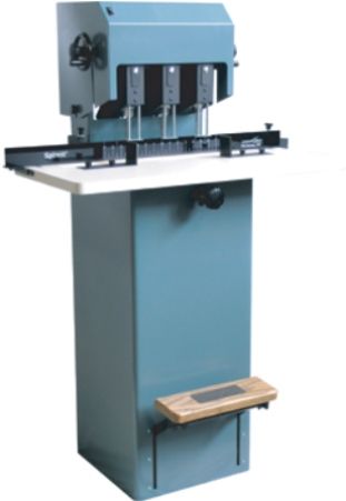 Lassco FMMS-3 Spinnit Lift Paper Drill, 2 drilling capacity, Table size 15 x 32, Base footprint 15 x 15, Table height 35-1/2, Motor 4/4 HP, 115 Volts, Lowest priced 3 spindle drill on the market, Stationary heads set for drilling three holes, 4-1/4 center-to-center, Rugged mechanical lift table which smoothly traverses in either direction, Built for ease in operation and maximum production performance (FMMS3 FMM-S3 FM-MS3 F-MMS3)