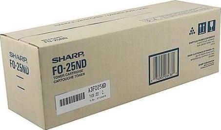 Sharp FO-25ND Black Toner Cartridge, Works with Sharp FO-IS125N Fax Machine, Up to 3000 pages yield based on 5% page coverage, New Genuine Original OEM Sharp Brand, UPC 074000034389 (FO25ND FO 25ND FO-25-ND FO-25 ND)