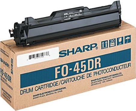 Sharp FO-45DR Black Drum Cartirdge For use with Sharp FO-4500, 5500, 5600, 6500, 6550 and 7500 Multifunctional & All-in-One Machines; Yields up to 20000 pages; New Genuine Original OEM Sharp Brand; UPC 765787252027 (FO45DR FO 45DR FO-45-DR FO-45 DR)