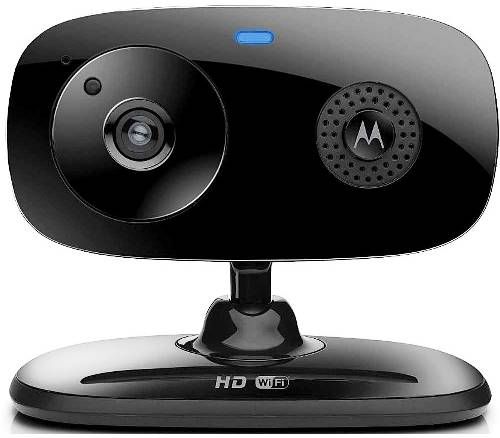 Motorola FOCUS66 High Definition Wi-Fi Home Video Camera; 1280 x 720 Resolution/H.264 Video Compression; 62 Field of Vision; Compatible with smartphone, tablet, or computer into a fully functional home video monitor; Digital Pan, Tilt and Zoom; Two-way Communications; Infrared Night Vision; Digital Thermometer; UPC 816479011986 (FOCUS-66 FOCUS 66)