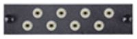Unicom FOP-M416-66 Fiber Optic Multiplate, Six MT-RJ Multiplate (Multi-Mode), Loaded, Reversible Key (FOPM41666 FOPM416-66 FOP-M41666 FOP-M416 FOPM416) 